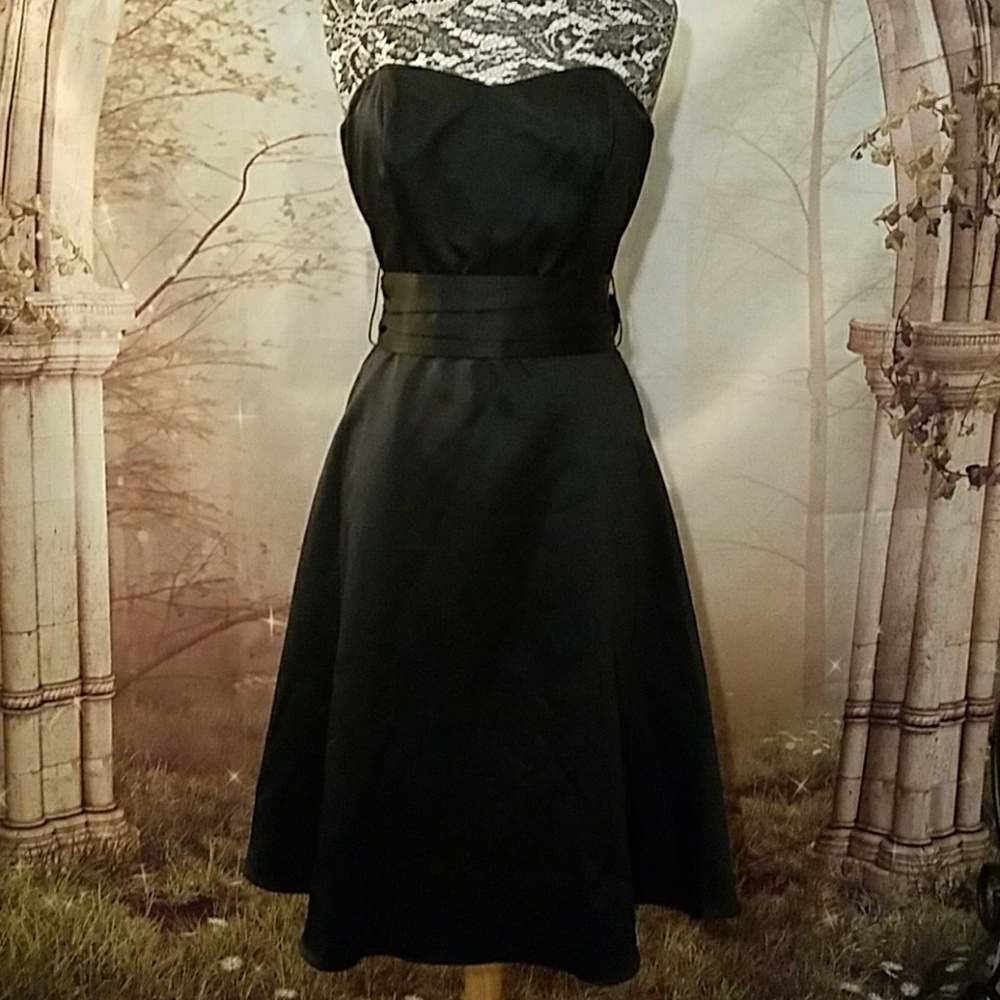 WHBM strapless A-line dress, size 4